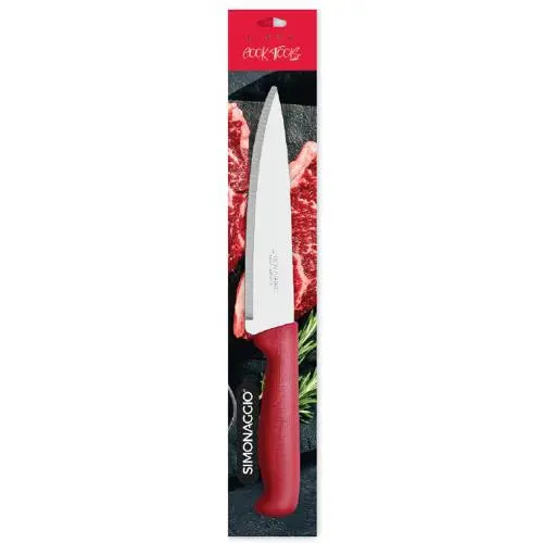 COOK TOOLS - FACA PEIXEIRA 7" VERMELHO