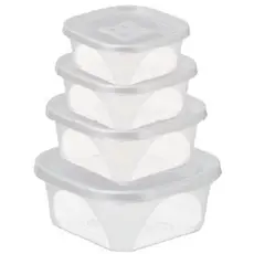 Cj Organiz Quad 4 Pcs 230/390/690/1200 Ml