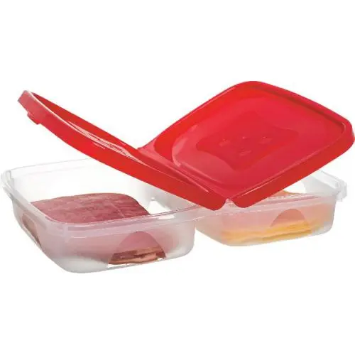Porta Frios 1100ml com Tampa Ideal para Presunto Queijo e Outros Alimentos na Cozinha e Armazenamento