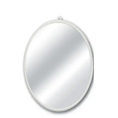 Espelho Redondo Moldura De Plastico - 30cm - Caixa C/ 12 Peças