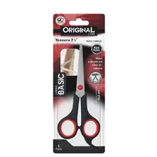 Tesoura 19cm Para Cabelo Ideal para Corte Profissional Estilo e Manutenção de Cabelos Casa ou Salão