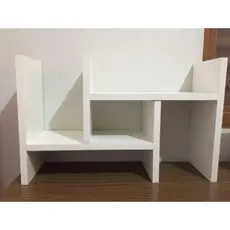 Nicho Organizador Em MDF Ajustável De Mesa Para Livros Home Office Escritório