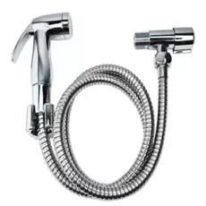 Kit Ducha Higiênica Para Banheiro Completa Luxo ABS Inox Chuveirinho Privada Intima Com Registro.
