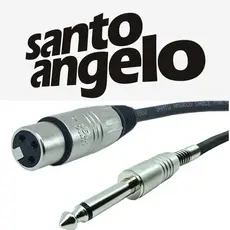 Cabo Para Microfone Santo Angelo P10 Xlr Fêmea