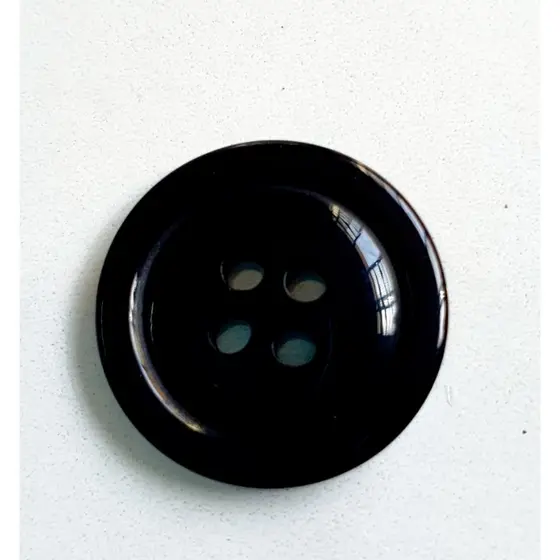 Botão PE Tamanho 15 mm Preto kit 25 50 e 100 peças