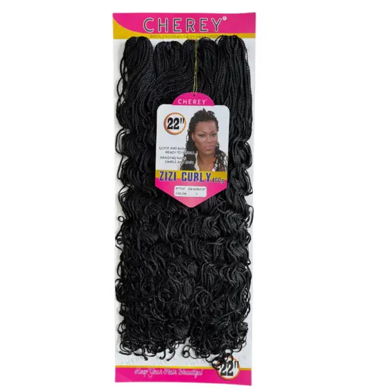 Miojinho Cacheado Zizi Curly Pacotão 400g Trança Kanekalon