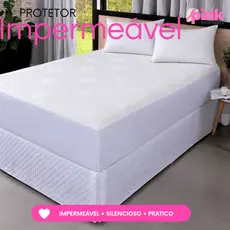 Protetor Impermeável para Colchão SILENCIOSO 100% Impermeável Tecido Jacquard Premium Tamanhos