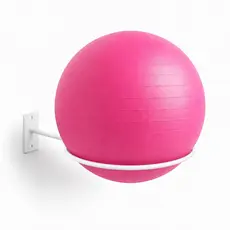 Suporte Bola Pilates Ou Suiça + Parafuso E Buchas Reforçado