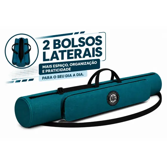 Bolsa para vara de pesca 80cm até 1,80mt