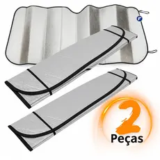 Quebra Sol Protetor Solar Para Parabrisa Rigido Universal Painel De Carro Corta Tapa