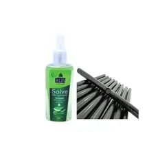 Kit Mega Hair Removedor Alin De 140ml+cola Bastão Queratina.