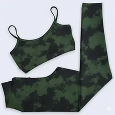 Conjunto Academia Feminino Calça Legging E Top Fitness