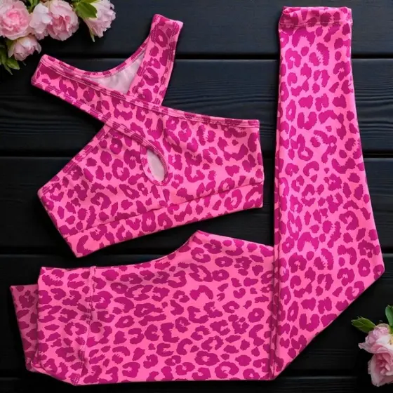 Conjunto De Academia Calça E Top Feminino Fitness