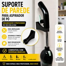 Suporte de parede universal para aspirador de pó | mop spray, rodo | lavanderia reforçado