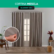 Cortina 100% Blackout linho 6 metros 2 mts Proteção contra Luz Quarto Sala e Janela -  trama
