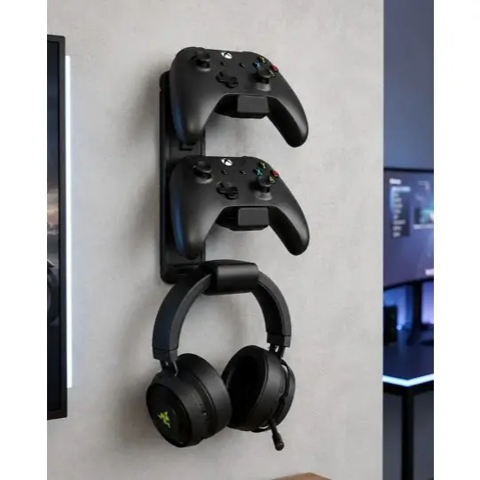 Suporte de Parede 2 Controles XBox One e Headphone - VN