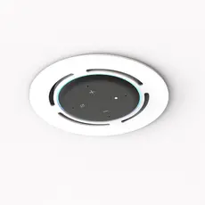 Suporte Redondo De Embutir Teto Para Alexa Echo Dot 3