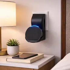 Suporte de Tomada Para Amazon Alexa Eco Echo Pop Caixa Som Parede