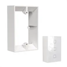 Sculpy Caixa Sobrepor Adaptador 4x2 Interruptor Inteligente Sonoff Preto Branco Luz Positivo