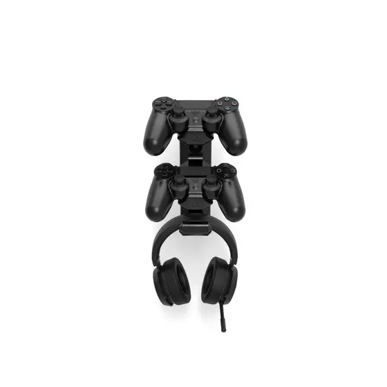 Suporte 2 Controles Ps4 Playstation E Headphone De Parede Vn