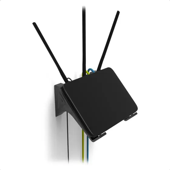 Suporte Roteador WiFi Parede Universal Com Parafuso RW2