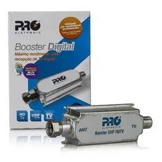 Booster Antena Tv Digital Hdtv 40db Proeletronic Booster