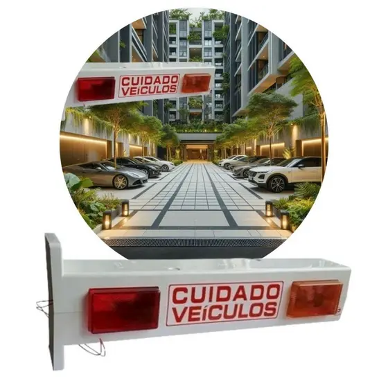 Sinalizador de Garagem  Portão Automático - Entrada e Saída de Veículos
