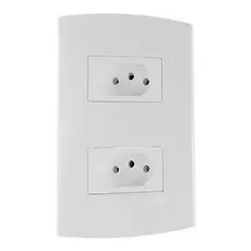 Conjunto Peesa Alfa 2 Tomadas 2p+T 10a Branco