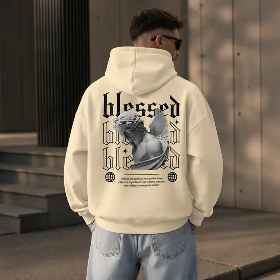 Blusa de Frio Moletom Masculino Blessed Algodão Unissex