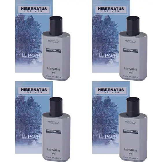 Kit Com 4 Perfumes Hibernatus Le Parfum 100ml Paris Elysees