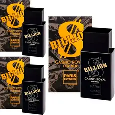 Kit Com 3 Perfumes Paris Elysees Billion Casino Royal 100ml