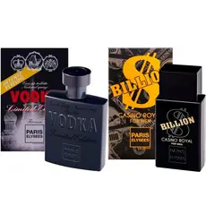 Kit Com 1 Vodka Limited Edition + 1 Billion Casino Royal 100ml Paris Elysees