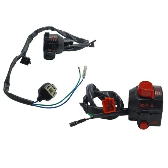 Kit Chave Punho Luz Partida Emergência Cb 400 Cb 450 1983 1984 1985 1986 1987
