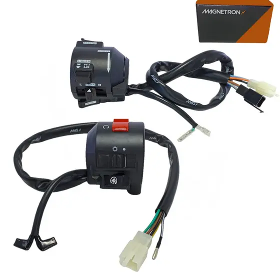 Kit Chave Punho Luz Partida Emergência Cbx 200 Strada 1994 1995 1996 1997 1998 1999 200 2001 2002