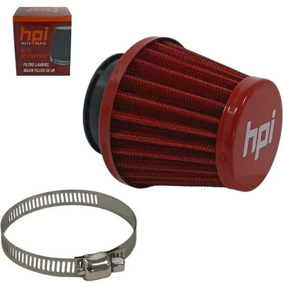 Filtro Ar Esportivo 54mm Cbx 250 Twister Xr 250 Tornado 2001 2002 2003 2004 2005 2006 2007 2008