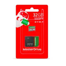 Cartao de Memoria 32GB MasterDrive Class 10 MicroSD com Adaptador SD