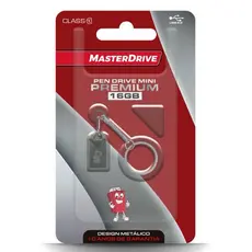 5 Mini Pendrive 16gb Usb 2.0 Masterdrive Original Atacado