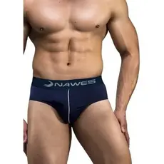 Cueca Nawes N17 Slip em Microfibra com Elástico Exposto com 3 unidades.