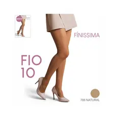 Meia-Calça Finíssima Fio 10 Cor Natural - Selene