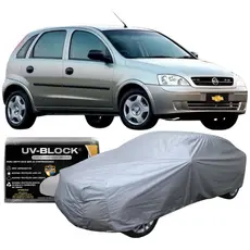 Capa Cobrir Carro Corsa Hatch Lona Protetora Impermeável Sol e Chuva