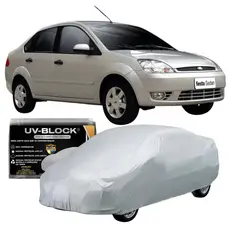 Capa Cobrir Carro Ford Fiesta Sedan - Lona Impermeável ANTI-UV Protege Sol Chuva e Poeira