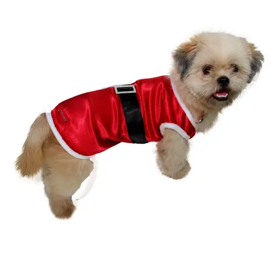 Roupinha Papai Noel Para Cães E Gatos