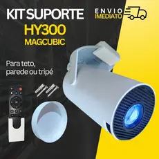 Suporte de Teto e Parede Para Projetor - Compatível Salange HY300 e Magcubic