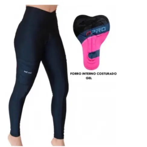 Calça Ciclismo Feminina Bike Ciclista forro em GEL Be Fast Confortável