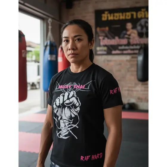 Camisa Baby Look Muay Thai "Punho"