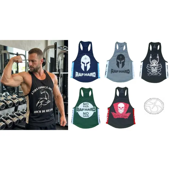 Regata Cavada Academia Musculação "Long"