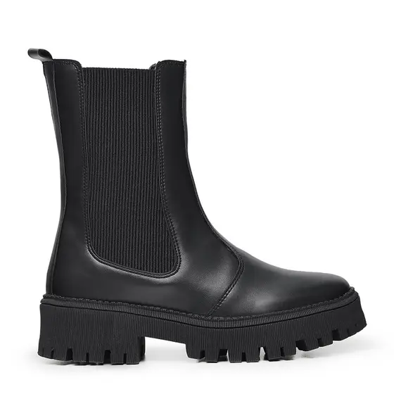 Bota Chelsea Feminina Solado Tratorado
