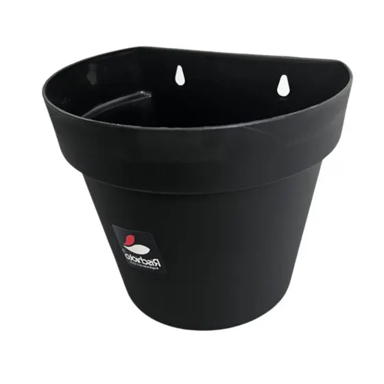 Vaso de Parede Floratta 6 litros Rischioto Preto