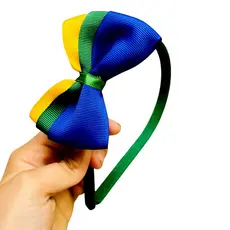 01 Tiara Arquinho Copa do Mundo Jogo Futebol Bandeira Brasil