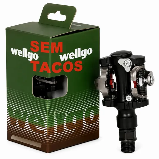 PEDAL MTB CLIP WELLGO M-919 PARA BICICLETA SEM TACOS